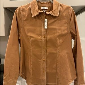 Madewell darted button-up chino shirt